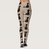 Cartoon Scottie Dog Leggings (Rückseite)