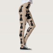 Cartoon Scottie Dog Leggings (Rechts)