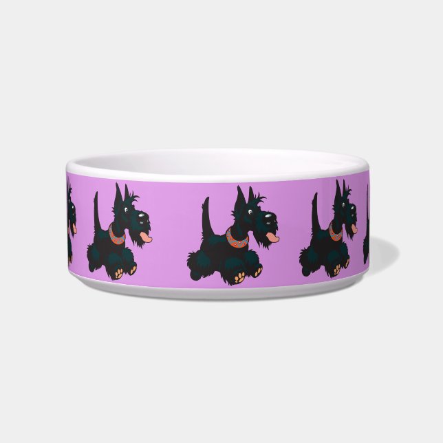 Cartoon Scottish Terrier von Insima Napf (Vorderseite)