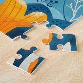 Cartoon Sea Turtle Swims in Kelp Forest Puzzle (Seite)