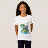 Cartoon Sea Turtle T-Shirt (Vorne ganz)
