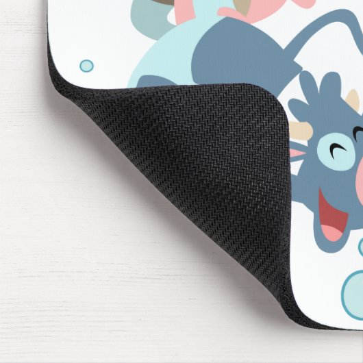 Cartoon Seacow und Dolphin Mousepad (Ecke)