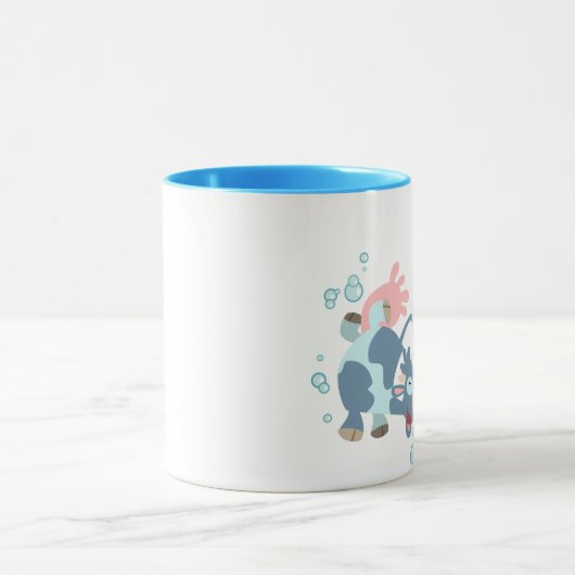 Cartoon Seacow und Dolphin-Tasse Tasse (Zentrum)