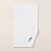 Cartoon Seagull mit Goldrahmen Badhandtuch Set (Handtuch)