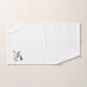 Cartoon Seagull über Kopf Badhandtuch Set (Handtuch)