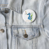 Cartoon Seepferd Niedlich Button (Beispiel)