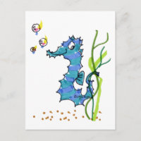 Cartoon Seepferd Niedlich