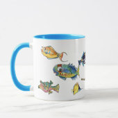 Cartoon-Seepferd niedlich Tasse (Links)