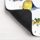 Cartoon-Seepferd-niedliche Cartoon-Fische Mousepad (Ecke)