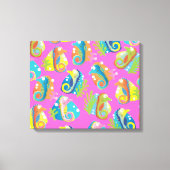 Cartoon Seepferde Leinwanddruck (Vorderseite)