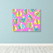 Cartoon Seepferde Leinwanddruck (Insitu (Holzboden))