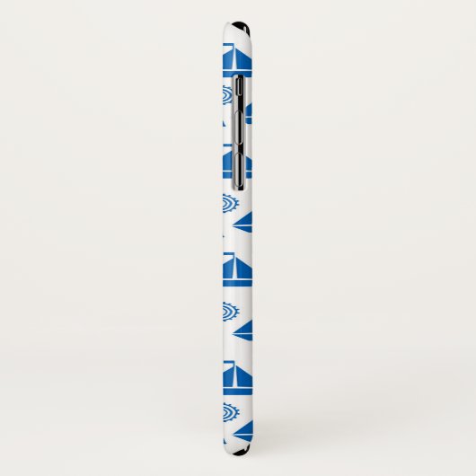 Cartoon-Segel-Boots-Muster Case-Mate iPhone Hülle (Hinten/Links)