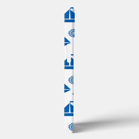 Cartoon Segelschiff Muster Case-Mate iPhone Hülle (Rückseite / Rechts)