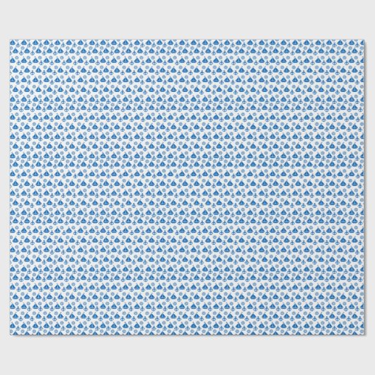 Cartoon Segelschiff Muster Geschenkpapier (Flach)