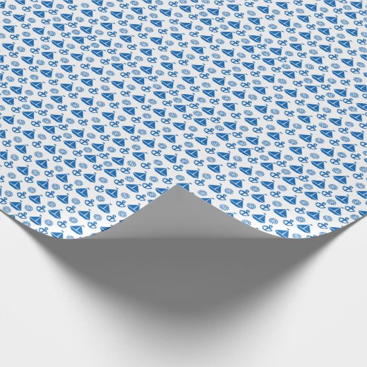 Cartoon Segelschiff Muster Geschenkpapier (Ecke)