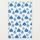 Cartoon Segelschiff Muster Planer (Vorderseite)