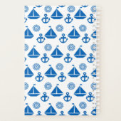 Cartoon Segelschiff Muster Planer (Rückseite)