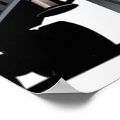 Cartoon semi truck poster (Ecke)