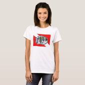 Cartoon-Sergeant-Tauchflagge T-Shirt (Vorne ganz)