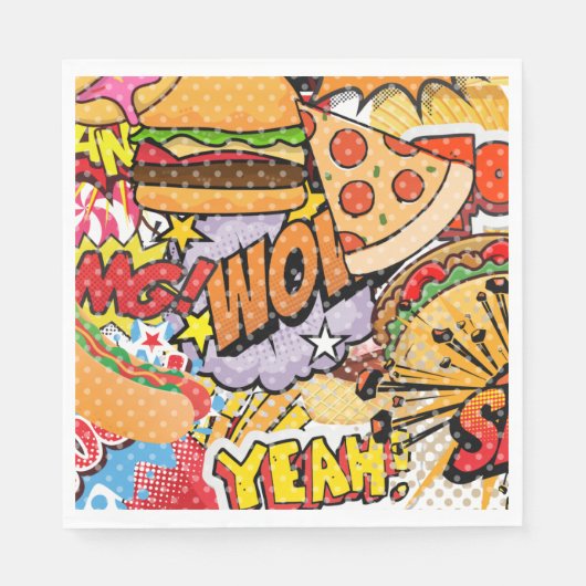 Cartoon Serviette (Vorderseite)