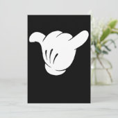 Cartoon Shaka Brah Sign Hang Loose Hawaii Chill Re (Stehend Vorderseite)