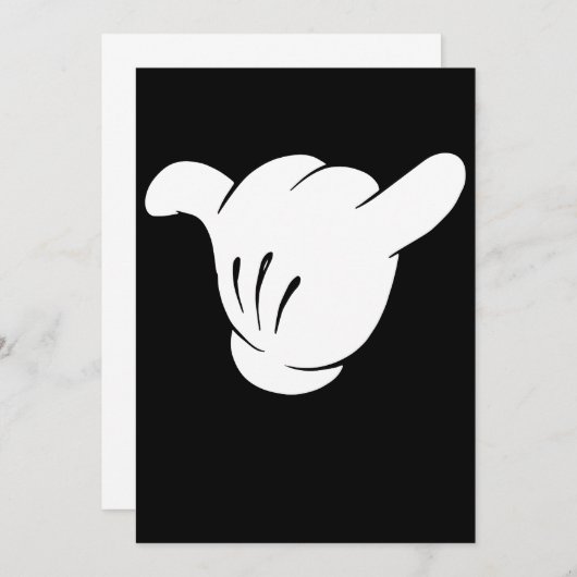 Cartoon Shaka Brah Sign Hang Loose Hawaii Chill Re (Vorne/Hinten)