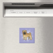 Cartoon Shar Pei Magnet (In Situ (Geschirrspüler))