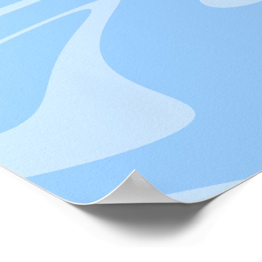 Cartoon Shark. Poster (Ecke)