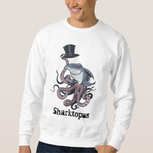 Cartoon Sharktopus Sweatshirt (Vorderseite)