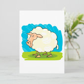 Cartoon Sheep Einladung