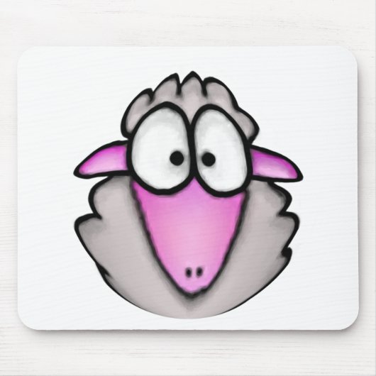 Cartoon Sheep Mousepad (Vorne)