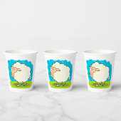 Cartoon Sheep Pappbecher
