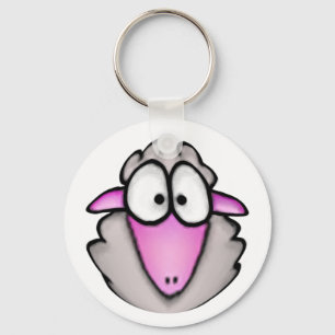 Cartoon Sheep Schlüsselanhänger