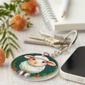 Cartoon Sheep Schlüsselanhänger (Vorderseite rechts)