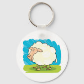 Cartoon Sheep Schlüsselanhänger (Rückseite)