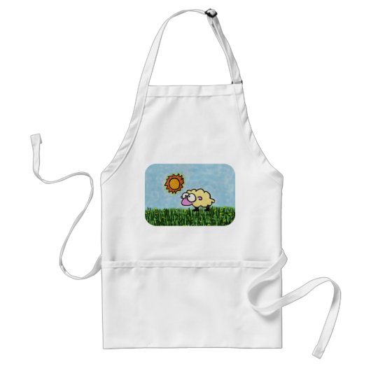 Cartoon Sheep Schürze (Vorne)