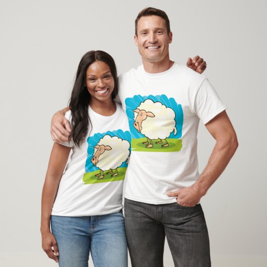 Cartoon Sheep T-Shirt (Unisex)