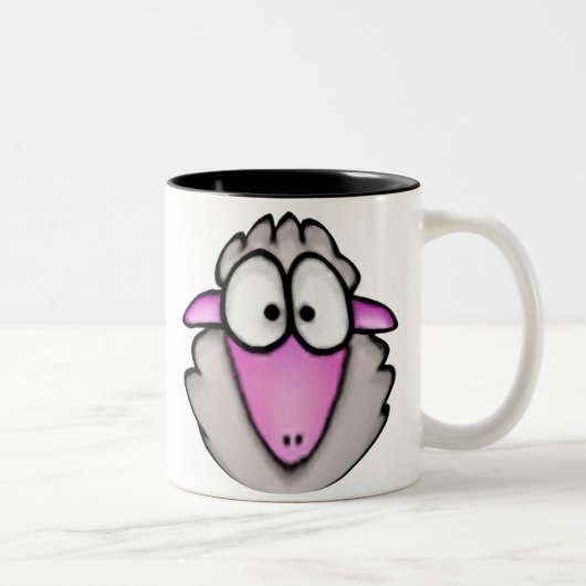 Cartoon Sheep Tasse (Rechts)