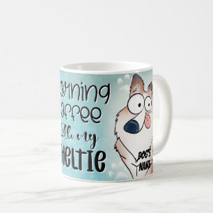 Cartoon Sheltie Dog Kaffee Tasse, Cup Kaffeetasse