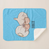Cartoon Sherpadecke (Vorderseite (Horizontal))