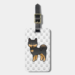Cartoon Shiba Inu Gepäckanhänger