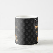 Cartoon Shiba Inu Kaffeetasse (Mittel)