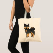 Cartoon Shiba Inu Tragetasche (Vorderseite (Produkt))