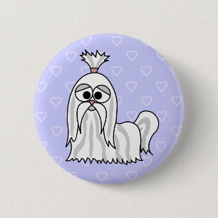 Cartoon Shih Tzu Button