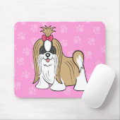 Cartoon ShihTzu Mousepad (Mit Mouse)