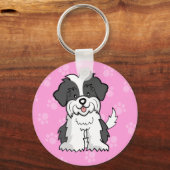 Cartoon ShihTzu Schlüsselanhänger (Vorderseite)
