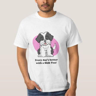 Cartoon ShihTzu Wert-Shirt T-Shirt