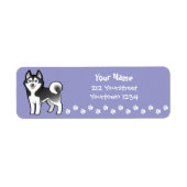 Cartoon Siberian Husky / Alaskan Malamute (Vorne)