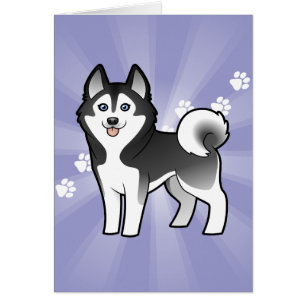Cartoon-sibirischer Schlittenhund/alaskischer