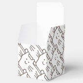 Cartoon Simple Cats Line Drawing Geschenkschachtel (Geöffnet)